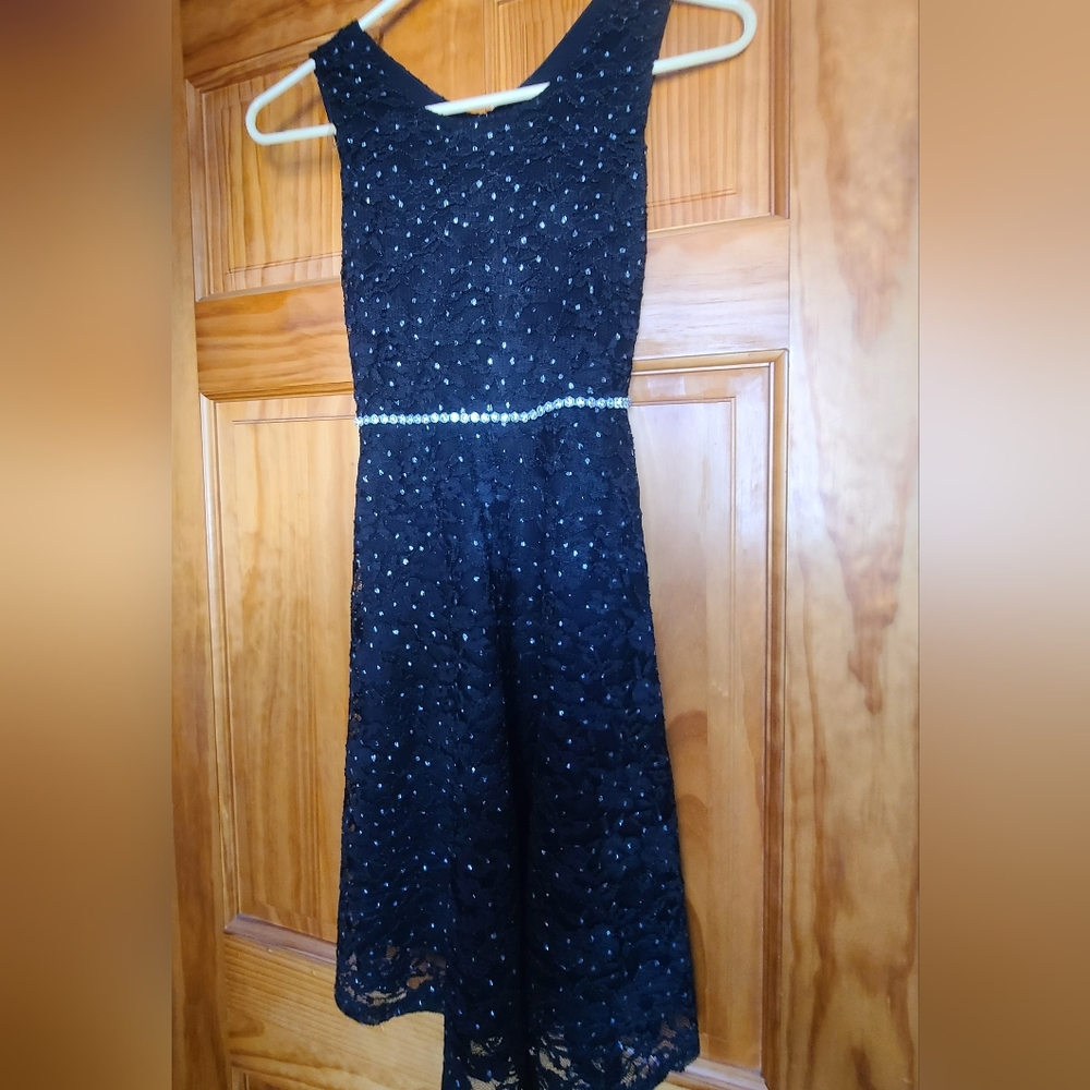 Girls black dress